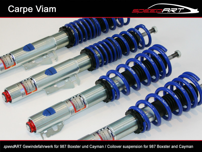 Sport coilover suspension for all Porsche 987 Boxster and Cayman