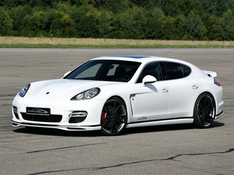 white panamera black wheels